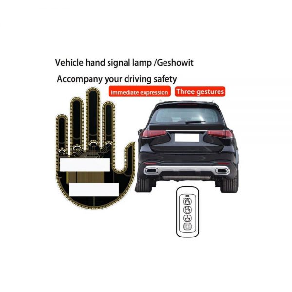 Remote Controlled LED Hand Light with Funny Finger Gesture