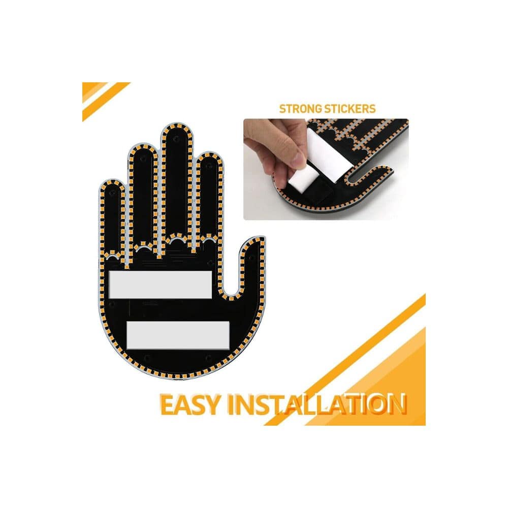 Buy Remote Controlled LED Hand Light with Funny Finger Gesture