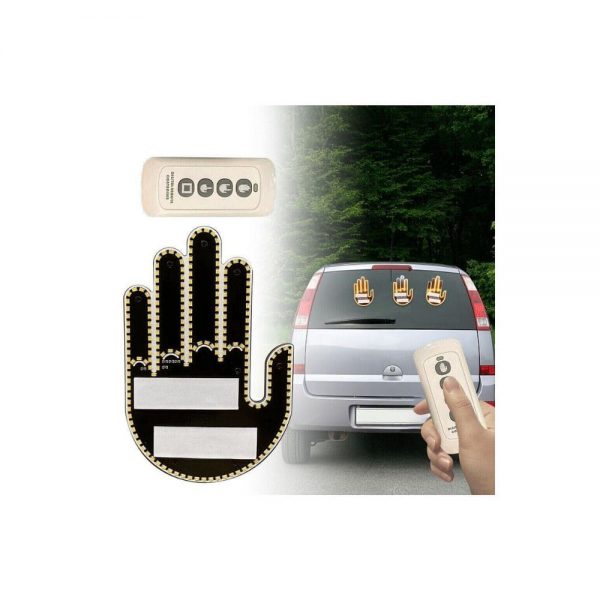 Remote Controlled LED Hand Light with Funny Finger Gesture